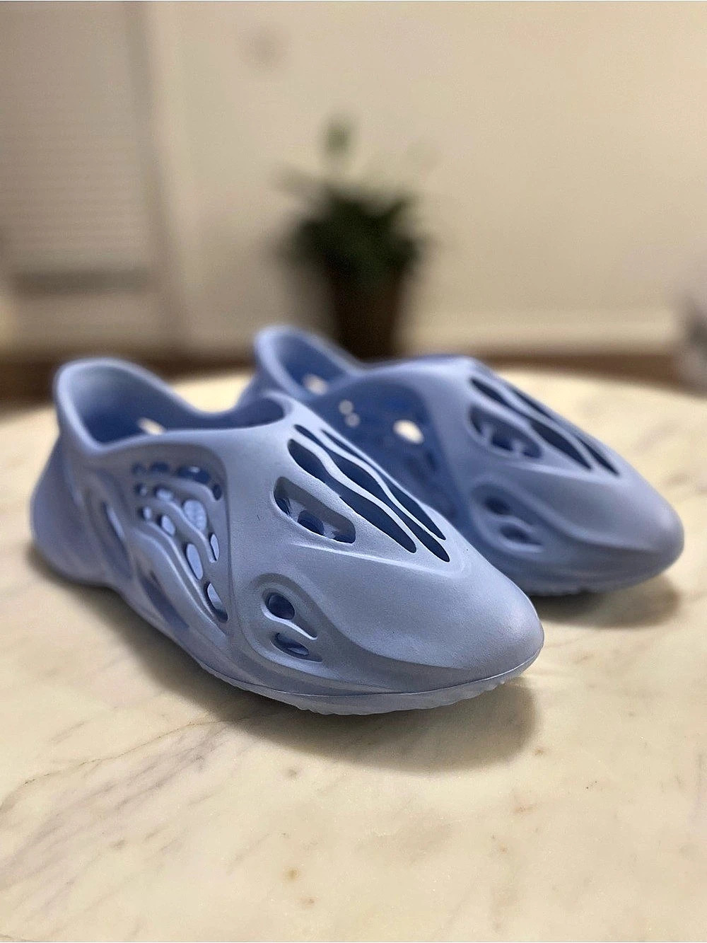 adidas Yeezy Foam RNNR Mineral Blue Athletic Shoes
